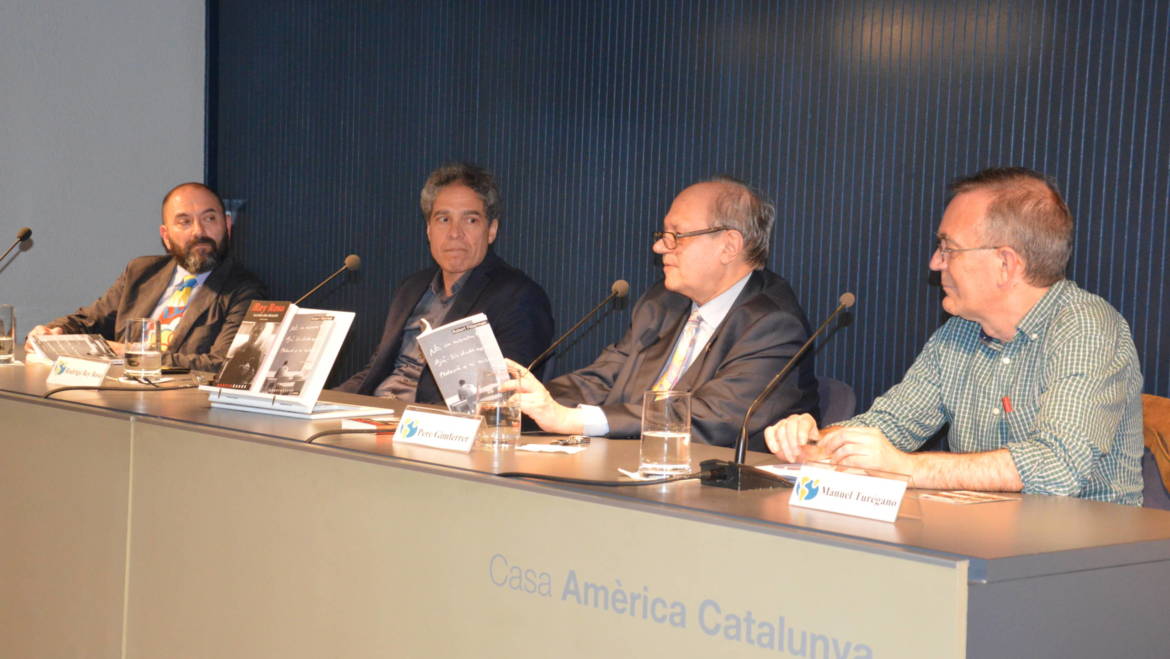 Velada literaria en Casa América Cataluña con Rodrigo Rey Rosa, Robert Fitterman y Pere Gimferrer (19/05/2015)