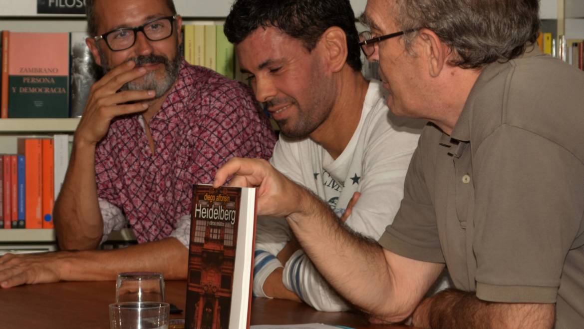 Presentación de “Heidelberg y otros relatos”, de Diego Alfonsín en Valencia (15/09/2018)
