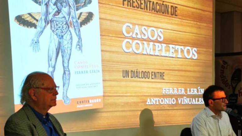 F. Ferrer Lerín y Antonio Viñuales, presentan en Huesca CASOS COMPLETOS (Contrabando 2021) 21/10/2021