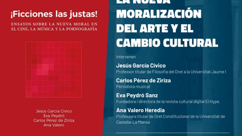 Presentación del libro «Ficciones, las justas: la nueva moral en el cine, la música y la pornografía» en La Nau (26/01/2021)