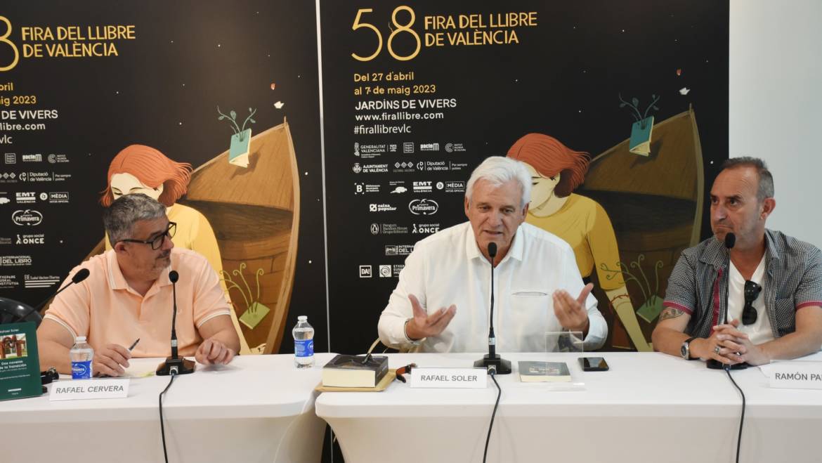 Presentación de “Dos novelas de la transición” de Rafael Soler en la Fira del Llibre València 30/04/2023
