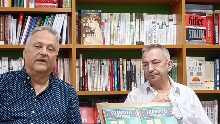 Presentación de “TRÁNSITO” de Jesús Zomeño en Librería Códex, Orihuela (22/6/2023)