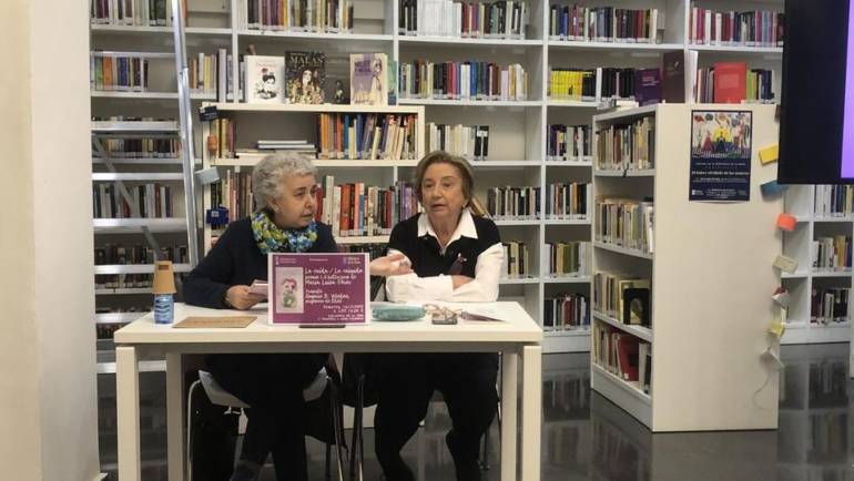 Presentación de “La caída/La caiguda” de María Luisa Pérez en la Biblioteca de la Dona (19/12/2023)