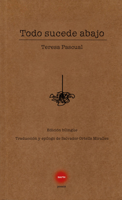Todo sucede abajo/Tot passa abaix. Edición bilingüe